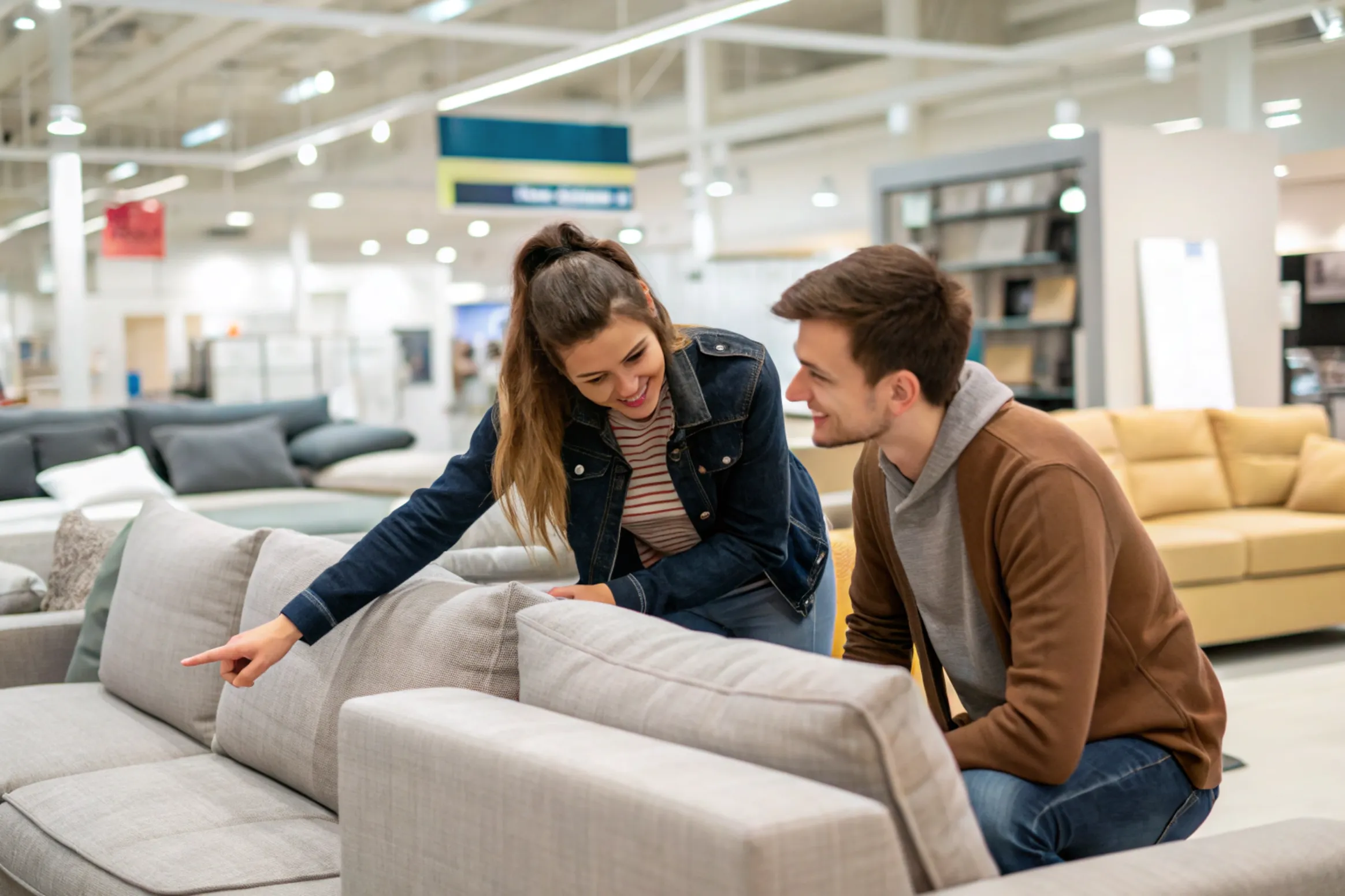 Flitt delievery Flitt couple looking for furniture 2